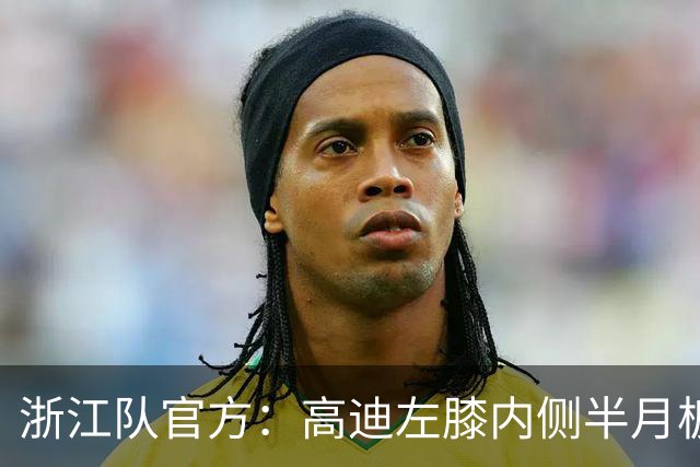 浙江队官方：高迪左膝内侧半月板后角撕裂，预计恢复时间3-4周
